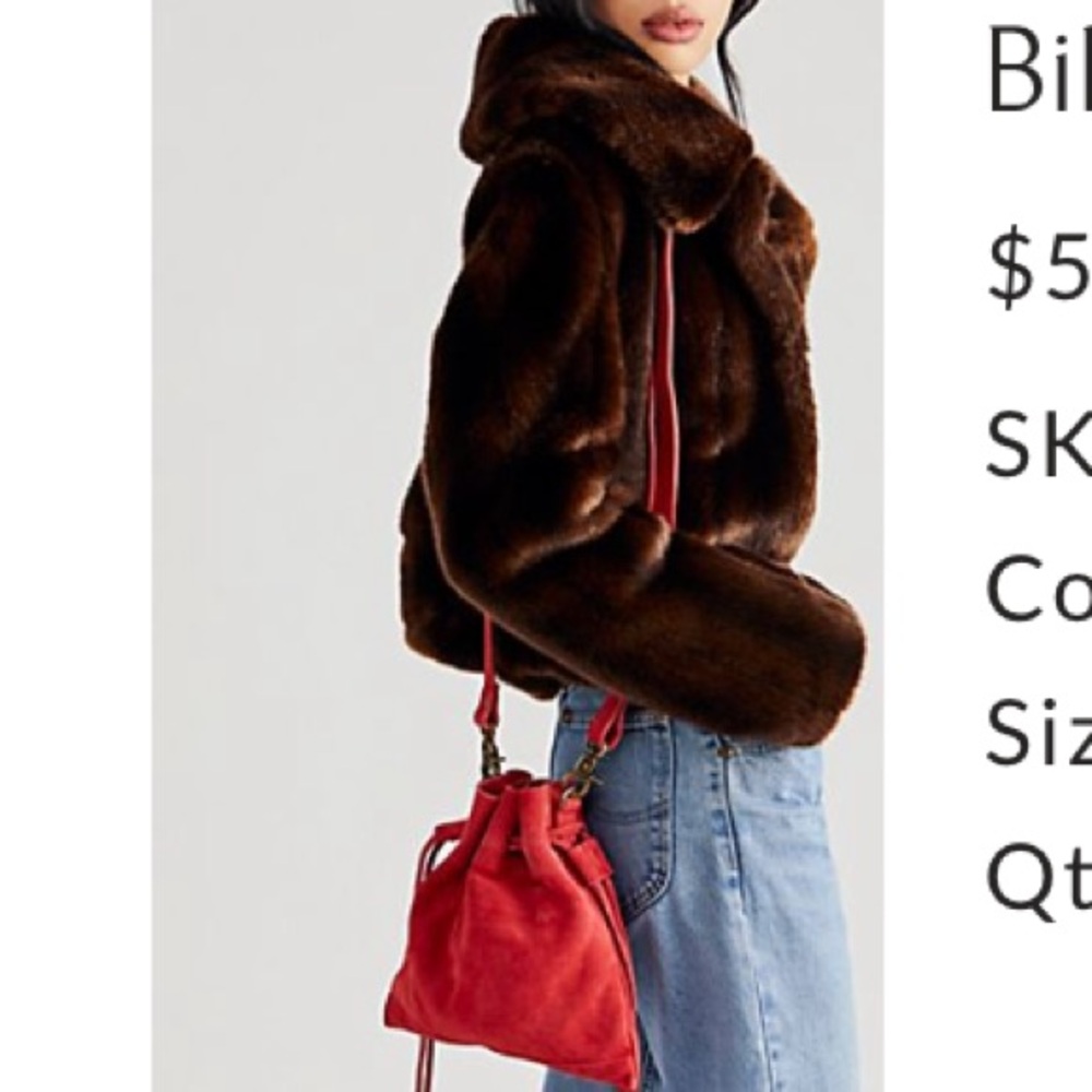 Free People Billie Suede Crossbody